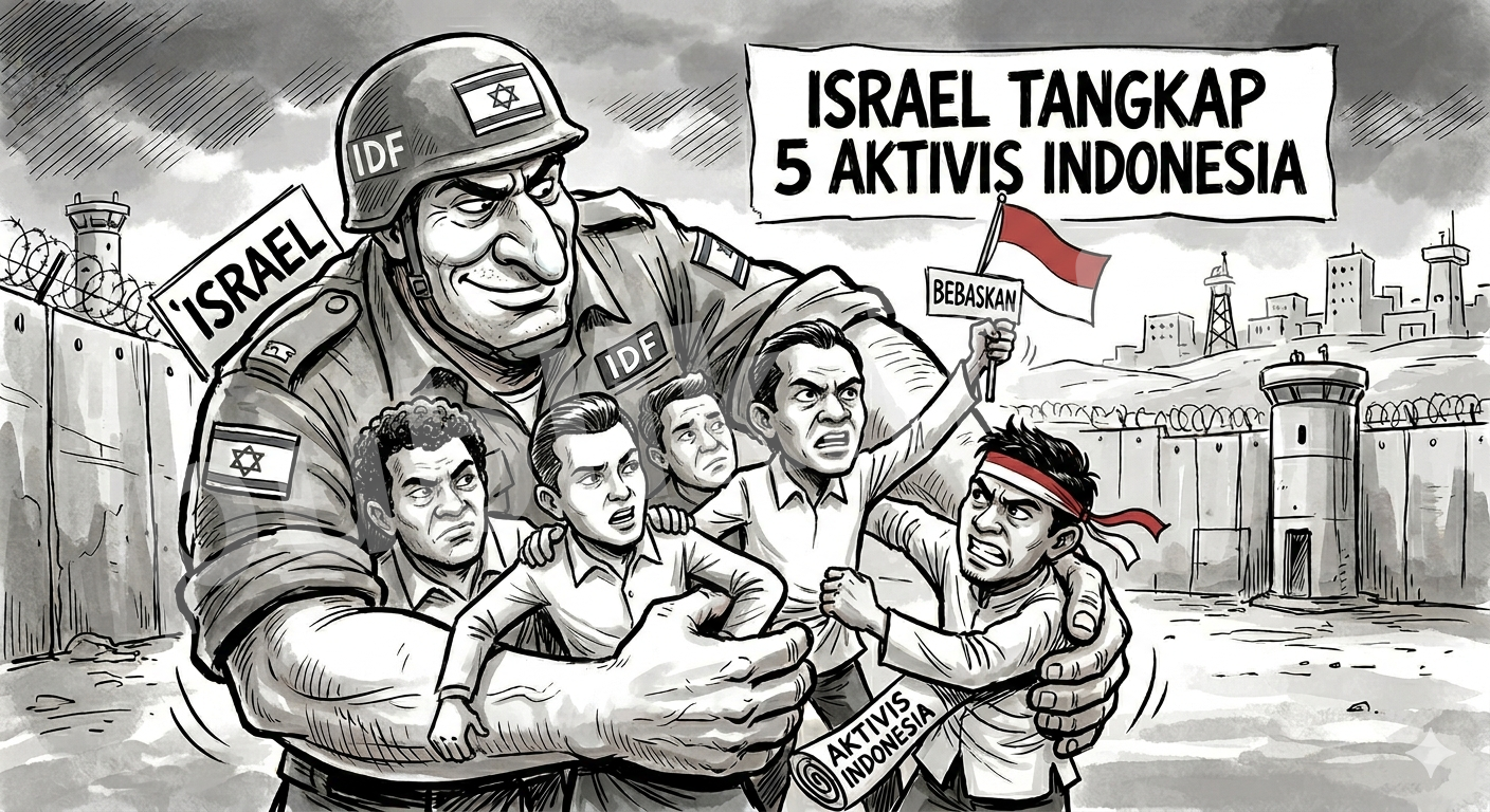Israel Tangkap 5 Aktivis Indonesia. LSM Kalbar “Jangan Main Terlalu Jauh”