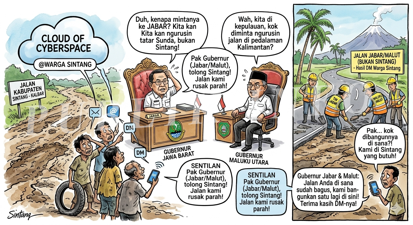 Medsos Sumbang Itu Biasa : Duit APBD Untuk Semua Jalan Dan Bidang Lain