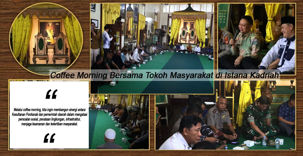 Coffee Morning Bersama Tokoh Masyarakat di Istana Kadriah