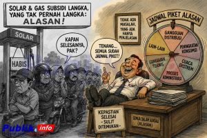 Perburuan Barang Langka : Rakyat Antri, Alasan Hadir Seperti Jadwal Piket.