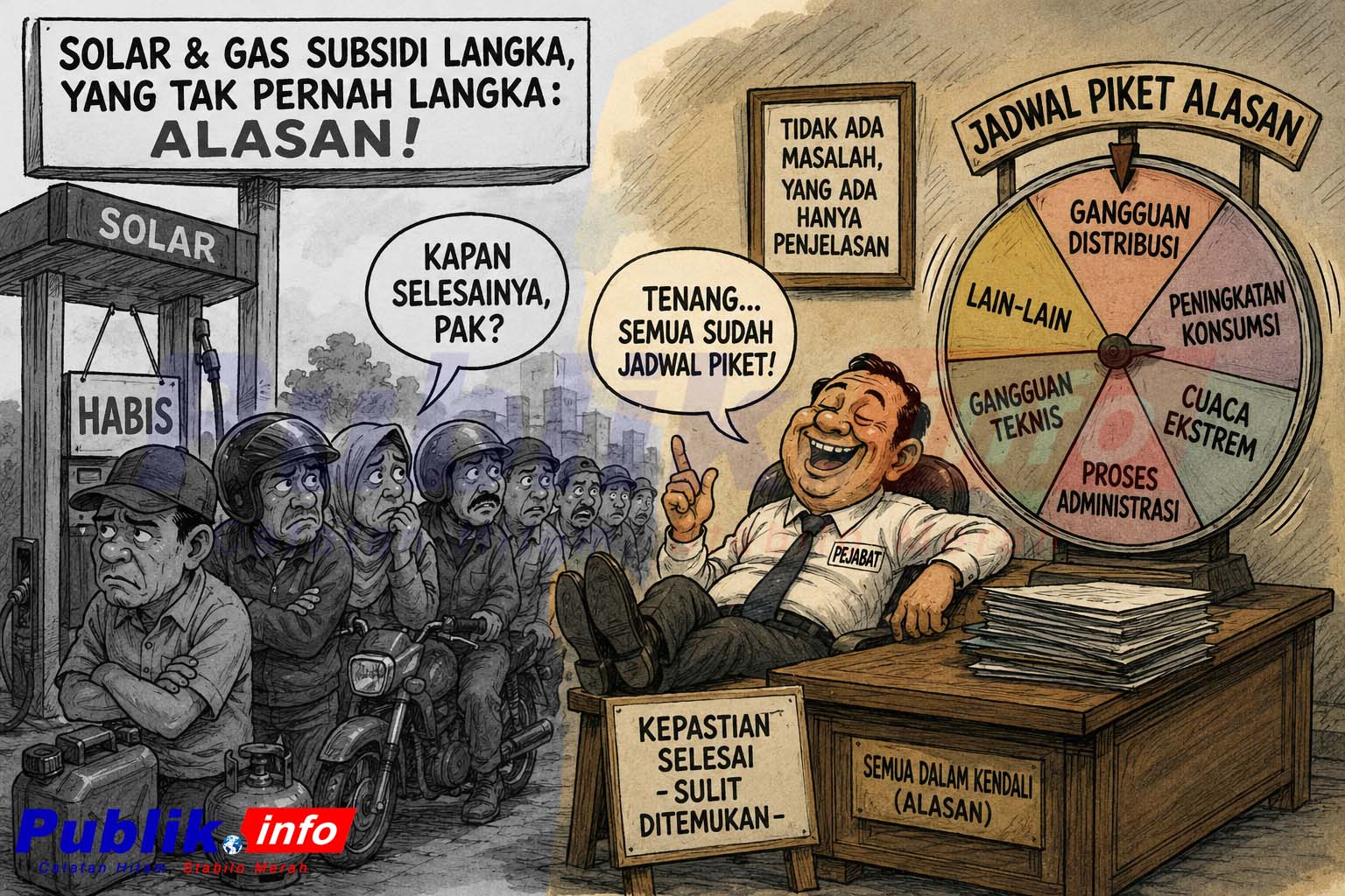 Perburuan Barang Langka - Rakyat Antri, Alasan Hadir Seperti Jadwal Piket