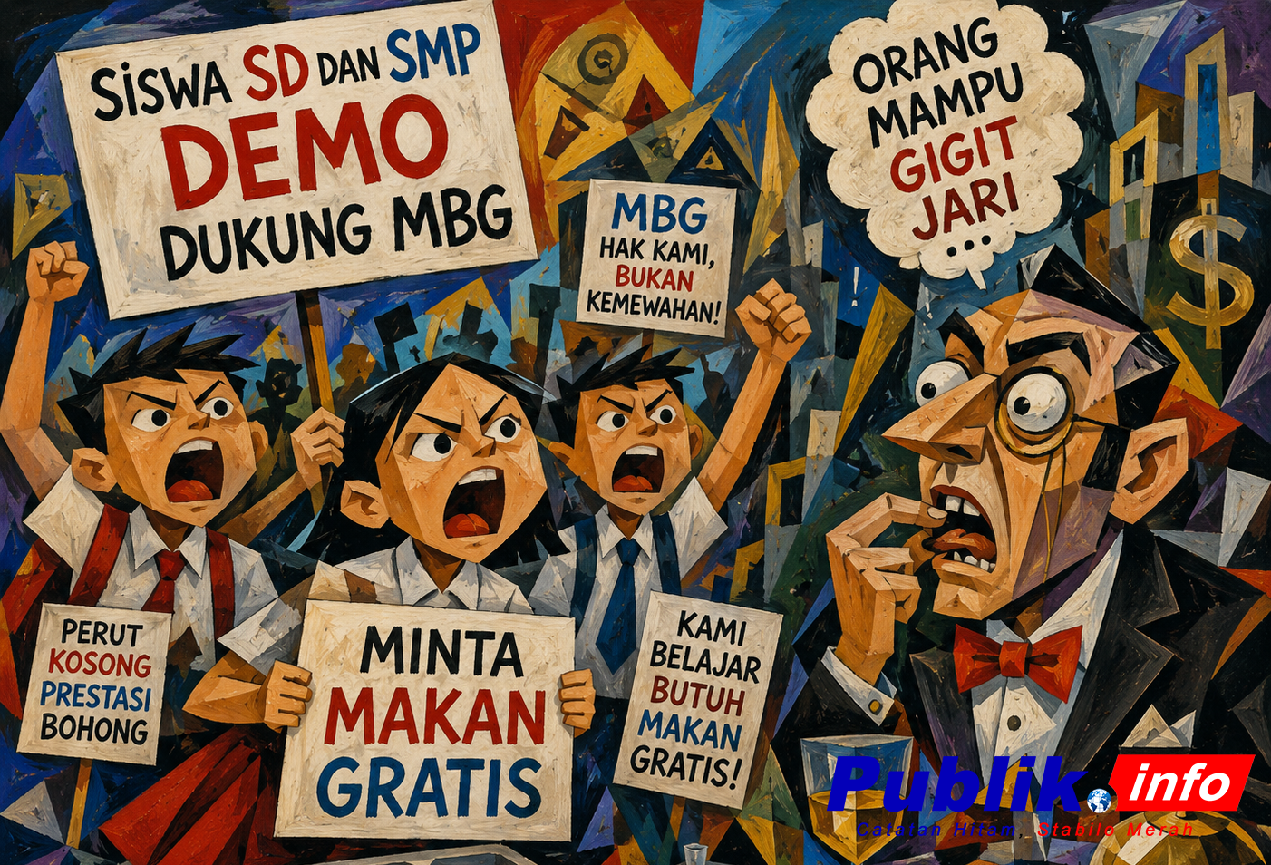 Siswa SD Dan SMP Demo Dukung MBG : Minta Makan Gratis Dengan Orang Mampu Gigit Jari 7 Siswa SD Dan SMP Demo Dukung MBG : Minta Makan Gratis Dengan Orang Mampu Gigit Jari