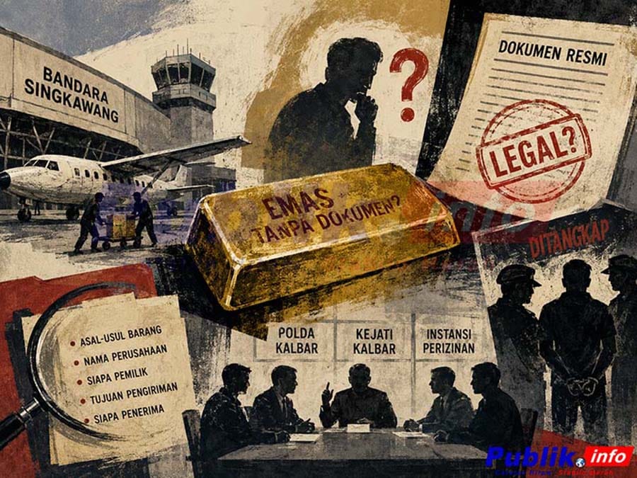 Emas Terbang Lewat Bandara Singkawang : Kata A Ilegal, B Bilang Legal.?! 2 Emas Terbang Lewat Bandara Singkawang : Kata A Ilegal. B bilang Legal