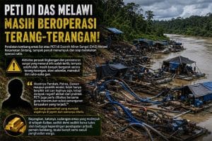 Ternyata PETI Di DAS Melawi Kabupaten Sintang Masih Menggila
